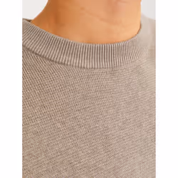 Jack&Jones Pull Milano 12259666 Gris Relaxed Fit - Vue supplémentaire 5