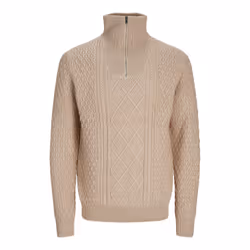 Jack&Jones Pull Blunorth 12261780 Beige Regular Fit