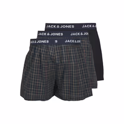 Jack&Jones Lot de 3 boxers Jackson 12263654 Bleu marine