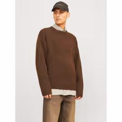 Jack & Jones 12215468_7663.63, XL, Coupe comfortable, Col rond, Manches longues, 1 pièce(s)
