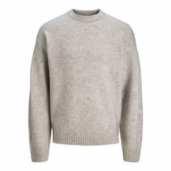 Jack&Jones Pull Rollie 12215468 Gris Relaxed Fit