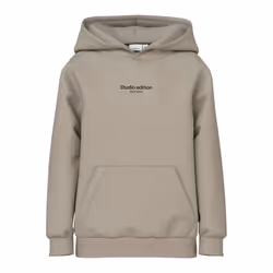Sweatshirt - NAME IT - Brody - Beige - Enfant - Capuche avec poche kangourou