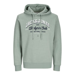 Sweatshirt à capuche 2 col avec logo Jack & Jones