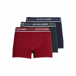 Jack&Jones Lot de 3 boxers Claus 12266069 Multicolore