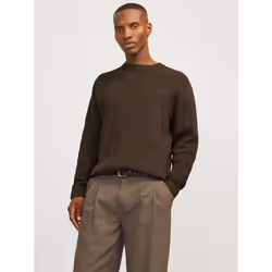 Jack & Jones 12259666_273.65, M, Coupe comfortable, Encolure torsadée, Manches longues, 1 pièce(s)