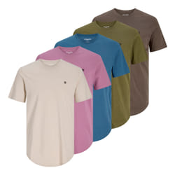 Jack & Jones 12190468 Tee-shirt Col rond Manche courte