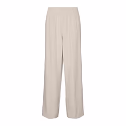 Pantalon taille haute cassidy effet lin Femme VERO MODA