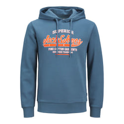 Sweatshirt à capuche 2 col avec logo Jack & Jones
