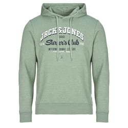 Sweatshirt à capuche 2 col avec logo Jack & Jones