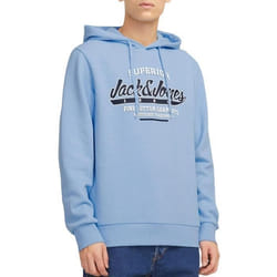 Sweatshirt à capuche 2 col avec logo Jack & Jones