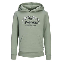 Sweatshirt à capuche col avec logo enfant Jack & Jones