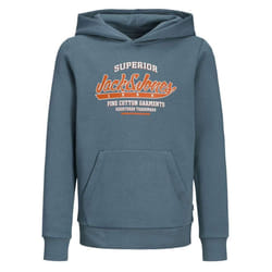 Sweatshirt à capuche col avec logo enfant Jack & Jones