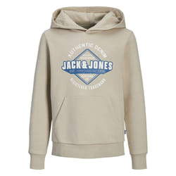 Sweatshirt à capuche col avec logo enfant Jack & Jones