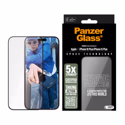 PanzerGlass PG Ceramic Scrn iPhone 16 6.7Inch UWF Protection d'écran transparent Apple 1 pièce(s)