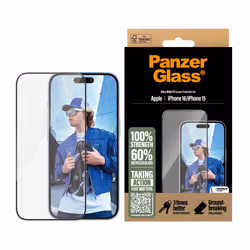 PanzerGlass PG Scrn iPhone 16 6.1Inch UWF Protection d'écran transparent Apple 1 pièce(s)