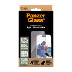 PanzerGlass PG Scrn iPhone 16 6.9Inch Pro UWF Protection d'écran transparent Apple 1 pièce(s)