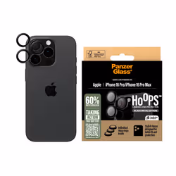 PanzerGlass PG Hoops Black iPhone 16 6.1/6.7Inch Protection d'écran transparent Apple 1 pièce(s)