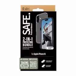 PanzerGlass SAFE by PG 2-in-1 Bundle iPhone 16 6.1In