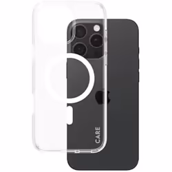 PanzerGlass CARE by PG White MagS iPhone16 6.9 Pro, Apple, Apple - iPhone 16 Pro Max, Application à sec, Résistant aux rayure ...