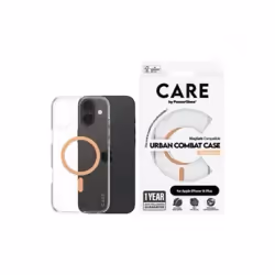 PanzerGlass CARE by PG Peachy MagSafe iPhone16 6.7, Housse, Apple, Apple - iPhone 2024 6.7'', Transparent