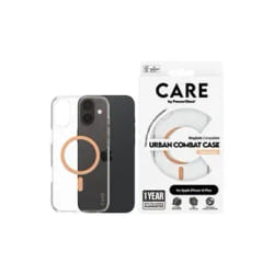 PanzerGlass CARE by PG Peachy MagSafe iPhone16 6.7 coque de protection pour téléphones portables Housse Transparent