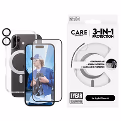 PanzerGlass CARE by PG3-in-1 Ceramic iPhone16 6.1