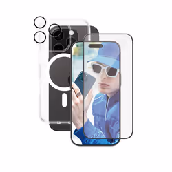 PanzerGlass B1338+2862+1286, Housse, Apple, iPhone '24 6.3" Pro, 16 cm (6.3"), Transparent