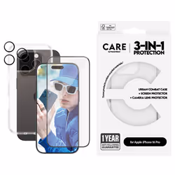 PanzerGlass CARE by PG3-in-1 Bundle iPhone16 6.3 Pro