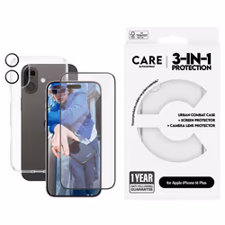 PanzerGlass CARE by PG 3-in-1 Bundle iPhone16 6.7