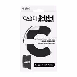 PanzerGlass CARE by PG3-in-1 Bundle iPhone16 6.9 Pro