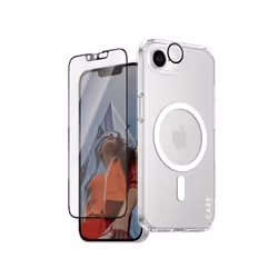 PanzerGlass CARE Flagship 3-in-1 Bundle iPhone SE (2025), Apple, Apple - iPhone 16e, Application �� sec, Résistant aux rayure ...