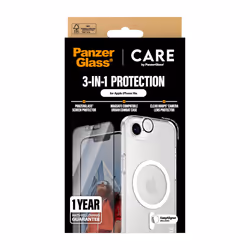PanzerGlass CARE Flagship 3-in-1 Bundle iPhone SE (2025) Protection d'écran transparent Apple 1 pièce(s)