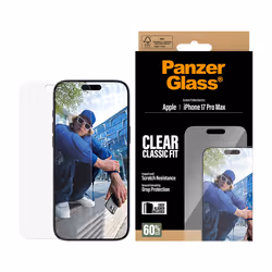 PanzerGlass ® Screen Protector iPhone 17 Pro Max | Classic Fit w. EasyAligner Protection d'écran transparent Apple 1 pièce(s) - Vue supplémentaire 2