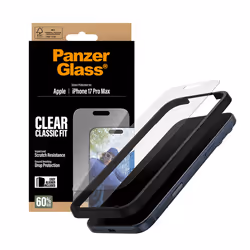 PanzerGlass ® Screen Protector iPhone 17 Pro Max | Classic Fit w. EasyAligner Protection d'écran transparent Apple 1 pièce(s) - Vue supplémentaire 5
