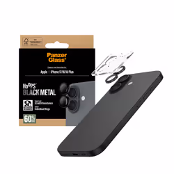 PanzerGlass ® Hoops® Black Camera Lens Protector iPhone 17 | iPhone 16 | 16 Plus Protection d'écran transparent Apple 1 pièce(s) - Vue supplémentaire 5