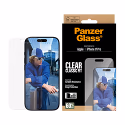 PanzerGlass ® Screen Protector iPhone 17 Pro | Classic Fit w. EasyAligner Protection d'écran transparent Apple 1 pièce(s) - Vue supplémentaire 2