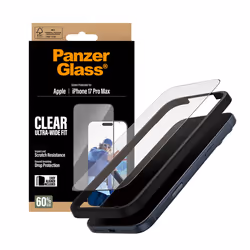 PanzerGlass ® Screen Protector iPhone 17 Pro Max | Ultra-Wide Fit w. EasyAligner Protection d'écran transparent Apple 1 pièce(s) - Vue supplémentaire 5