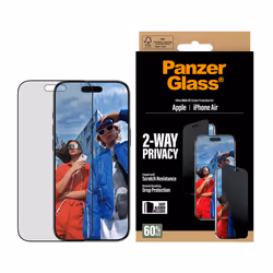 PanzerGlass ® 2-Way Privacy Screen Protector iPhone Air | Ultra-Wide Fit w. EasyAligner Protection d'écran transparent Apple 1 pièce(s) - Vue supplémentaire 2