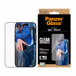 PanzerGlass ® Screen Protector iPhone Air | Ultra-Wide Fit w. EasyAligner Protection d'écran transparent Apple 1 pièce(s) - Vue supplémentaire 2