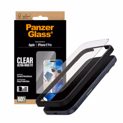 PanzerGlass ® Screen Protector iPhone 17 Pro | Ultra-Wide Fit w. EasyAligner Protection d'écran transparent Apple 1 pièce(s) - Vue supplémentaire 5