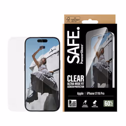 PanzerGlass SAFE. by ® Screen Protector iPhone 17 | iPhone 16 Pro | Ultra-Wide Fit w. EasyAligner Protection d'écran transparent Apple 1 pièce(s) - Vue supplémentaire 2