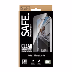 PanzerGlass SAFE. by ® Screen Protector iPhone 17 | iPhone 16 Pro | Ultra-Wide Fit w. EasyAligner Protection d'écran transparent Apple 1 pièce(s) - Vue supplémentaire 3