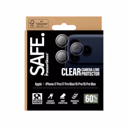 PanzerGlass SAFE. by ® Camera Lens Protector Transparent iPhone 17 Pro | iPhone 17 Pro Max | iPhone 16 Pro | 16 Pro Max Protection d'écran transparent Apple 1 pièce(s) - Vue supplémentaire 3