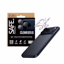 PanzerGlass SAFE. by ® Camera Lens Protector Transparent iPhone 17 Pro | iPhone 17 Pro Max | iPhone 16 Pro | 16 Pro Max Protection d'écran transparent Apple 1 pièce(s) - Vue supplémentaire 5