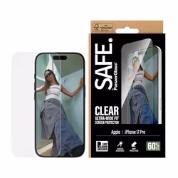 PanzerGlass SAFE. by ® Screen Protector iPhone 17 Pro | Ultra-Wide Fit w. EasyAligner Protection d'écran transparent Apple 1 pièce(s) - Vue supplémentaire 2