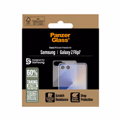 PanzerGlass ® Screen Protector Samsung Galaxy Z Flip7 | Classic Fit Protection d'écran transparent 1 pièce(s)