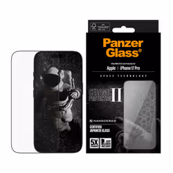 PanzerGlass ® Ceramic II Screen Protector iPhone 17 Pro | Ultra-Wide Fit w. EasyAligner Protection d'écran transparent Apple 1 pièce(s) - Vue supplémentaire 2