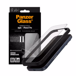PanzerGlass ® Ceramic II Screen Protector iPhone 17 Pro | Ultra-Wide Fit w. EasyAligner Protection d'écran transparent Apple 1 pièce(s) - Vue supplémentaire 5