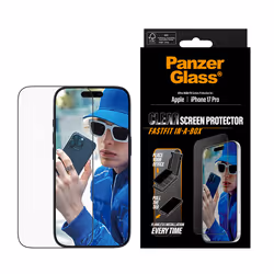PanzerGlass ® Screen Protector w. Black Frame iPhone 17 Pro | Ultra-Wide Fit w. FASTFIT IN-A-BOX Protection d'écran transparent Apple 1 pièce(s) - Vue supplémentaire 2