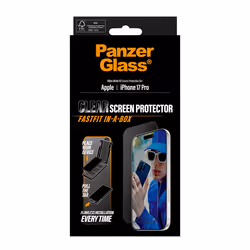PanzerGlass ® Screen Protector w. Black Frame iPhone 17 Pro | Ultra-Wide Fit w. FASTFIT IN-A-BOX Protection d'écran transparent Apple 1 pièce(s) - Vue supplémentaire 3